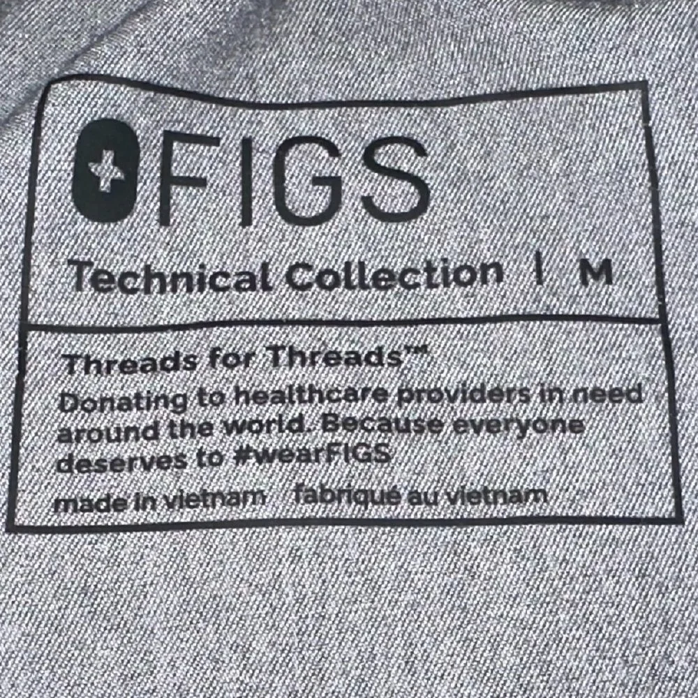Men's FIGS Pisco Basic Scrub Pants™ Graphite Size‎ Medium
